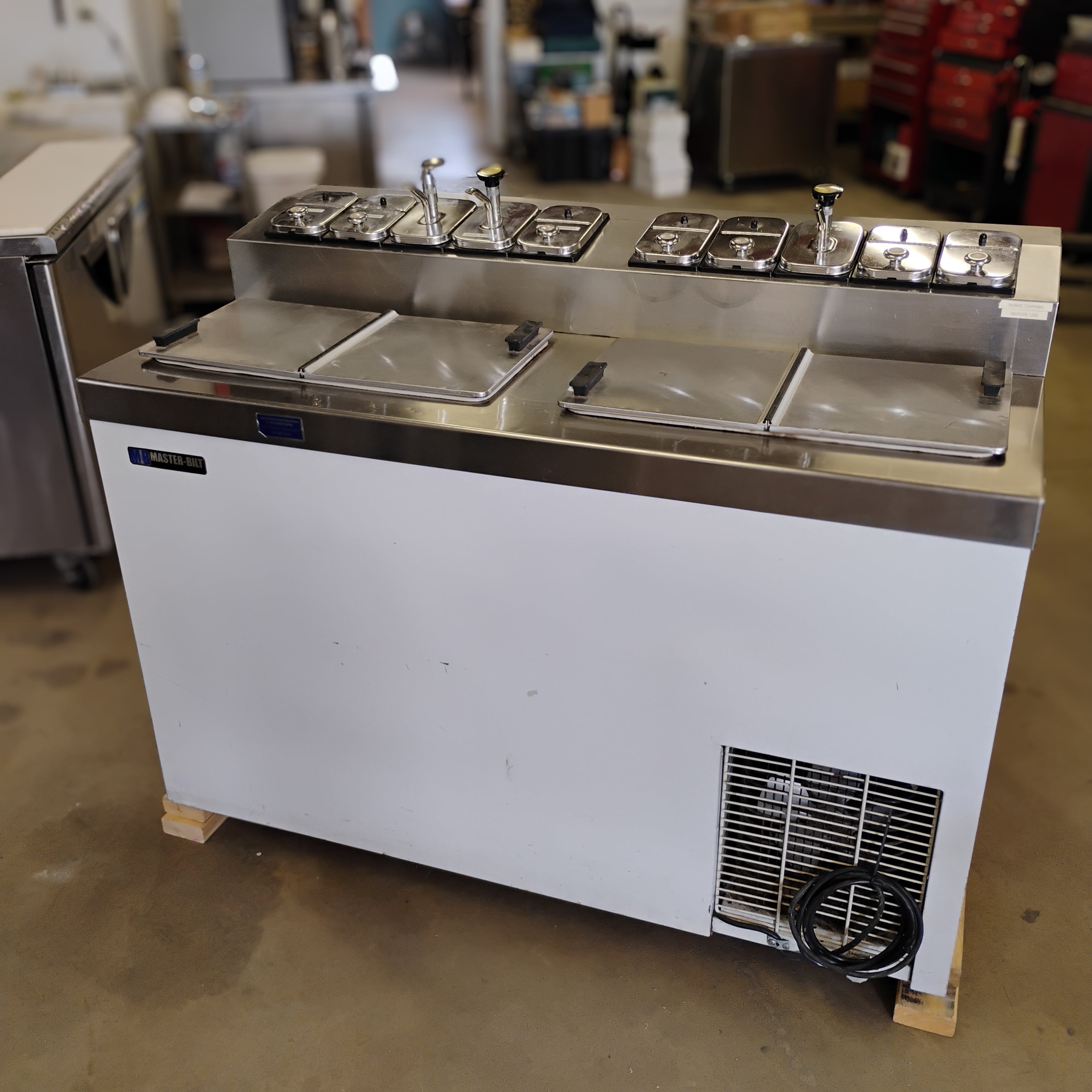 Master‑Bilt FLR‑80 Ice Cream Dipping Cabinet with Flavorail