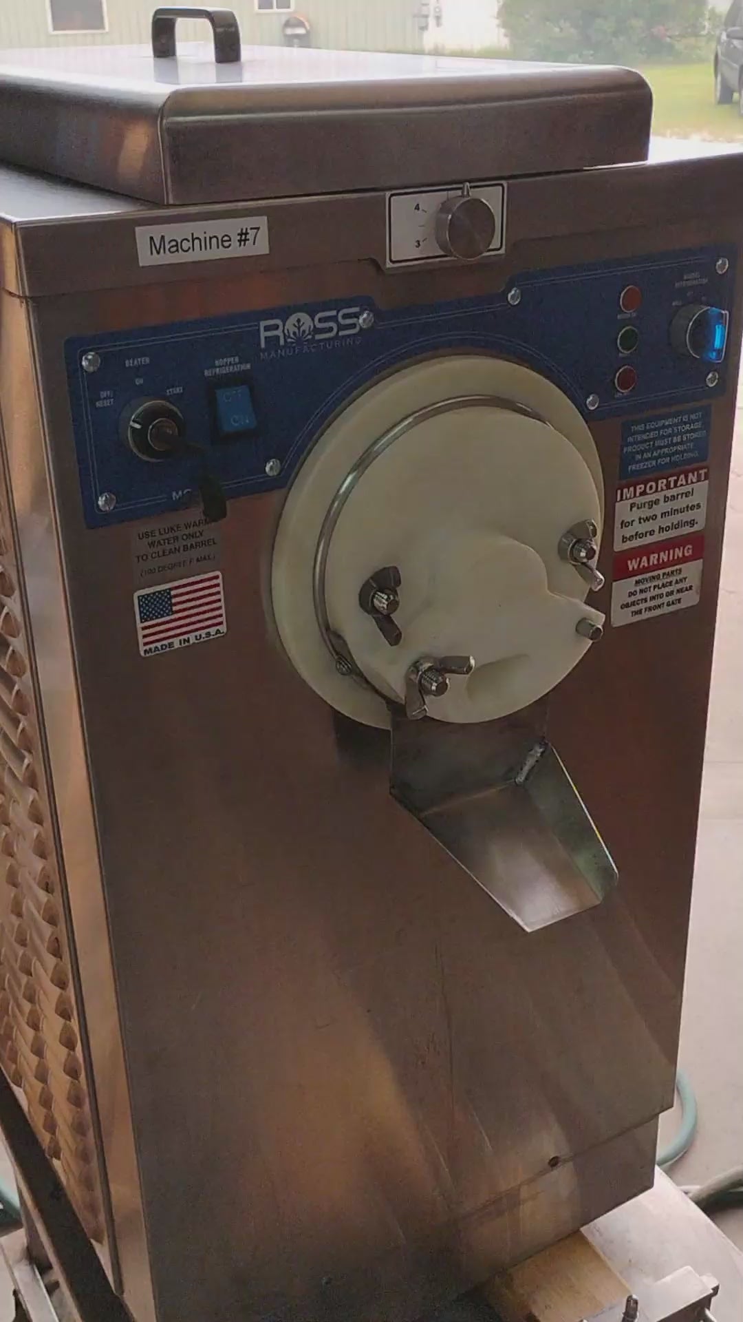 Ross MC101 Countertop Frozen Custard Machine